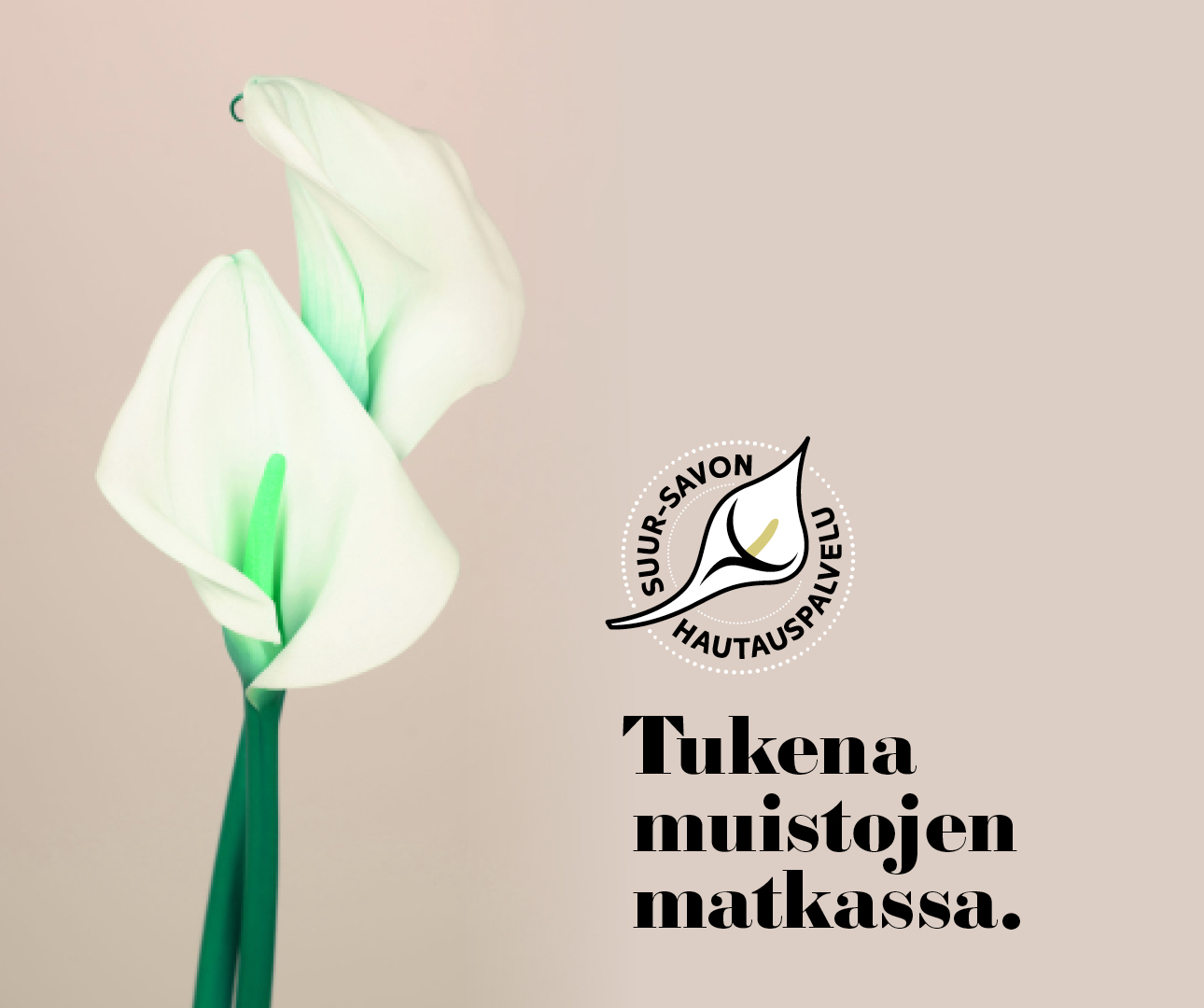 Suur-Savon Hautauspalvelun Logo ja visuaaliset elementit.