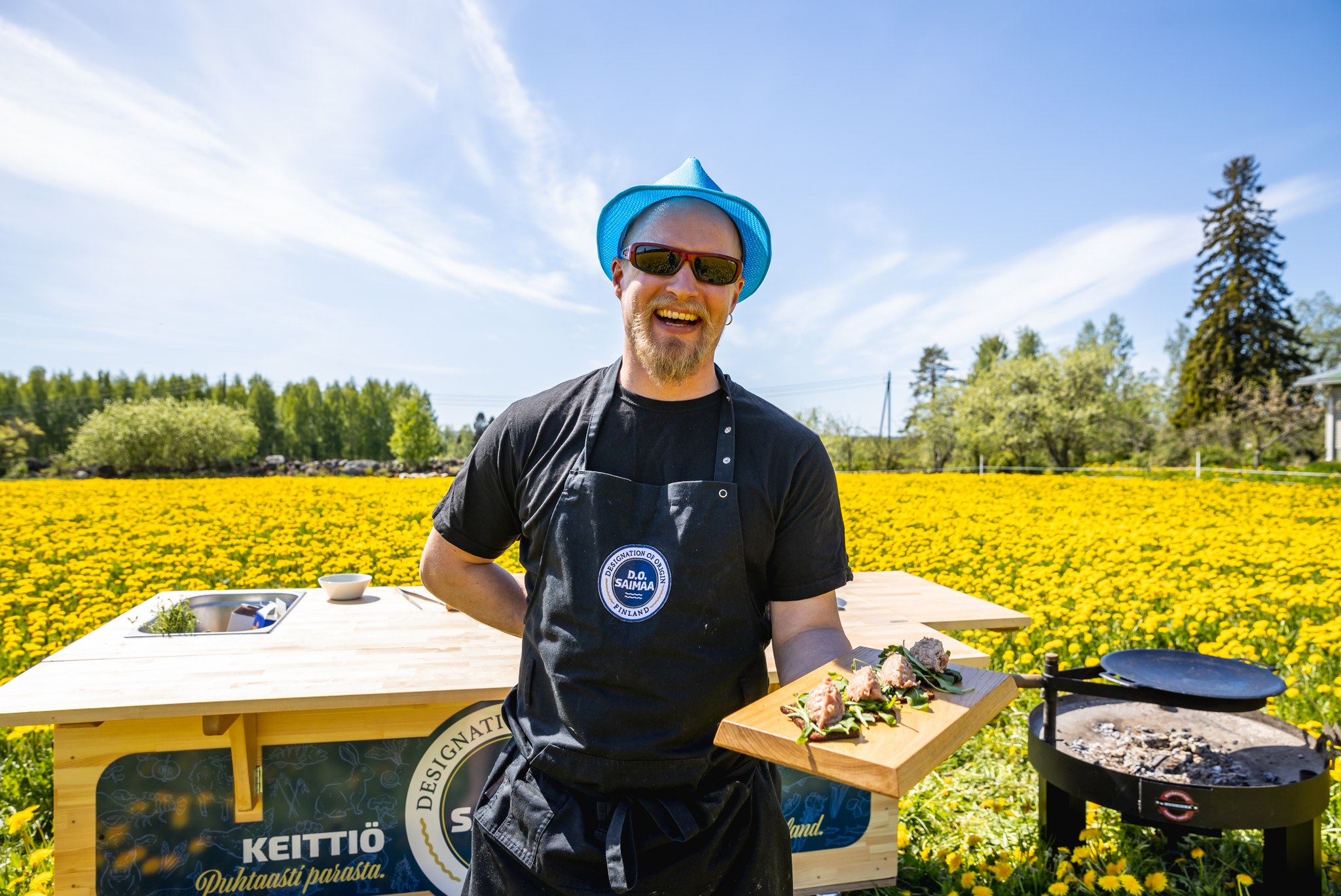 D.O. Saimaa lähettiläs ja huippukokki Ilkka Arvola.